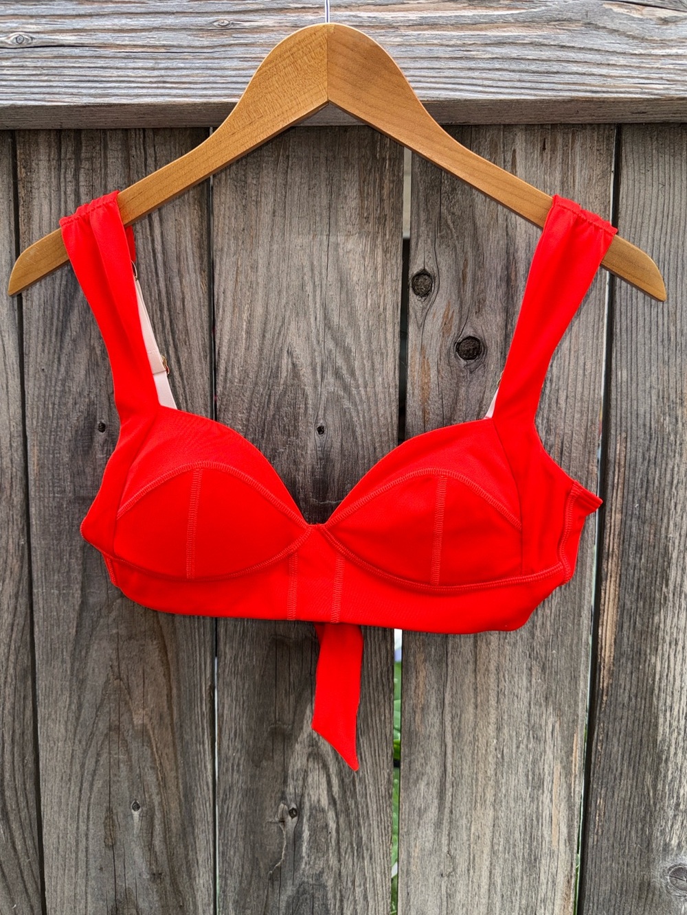 We are Hah x Free People Pull it together Red bikini top Size B Cup